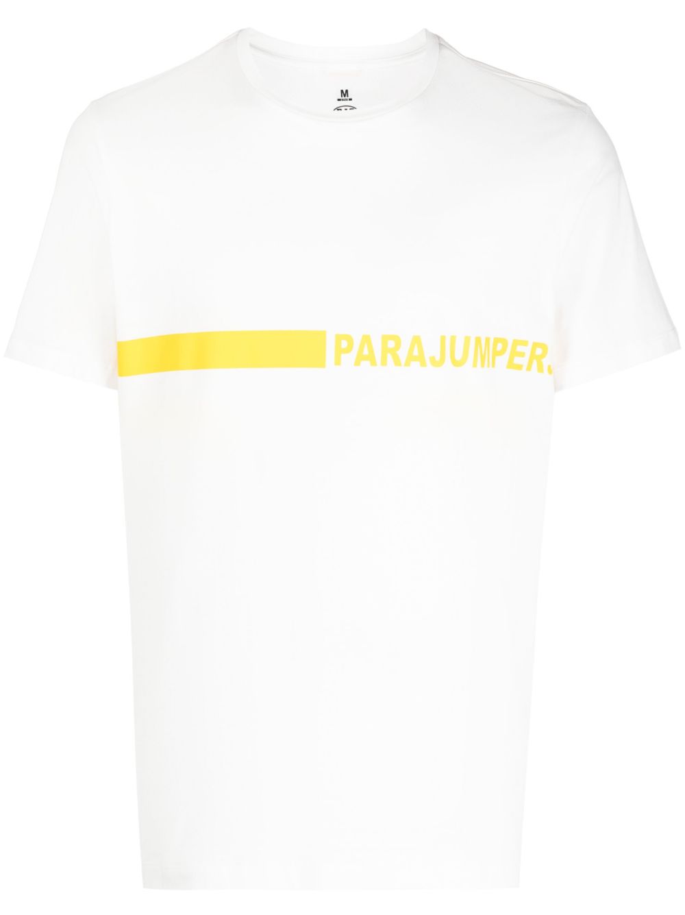 Parajumpers logo印花棉T恤 - 白色