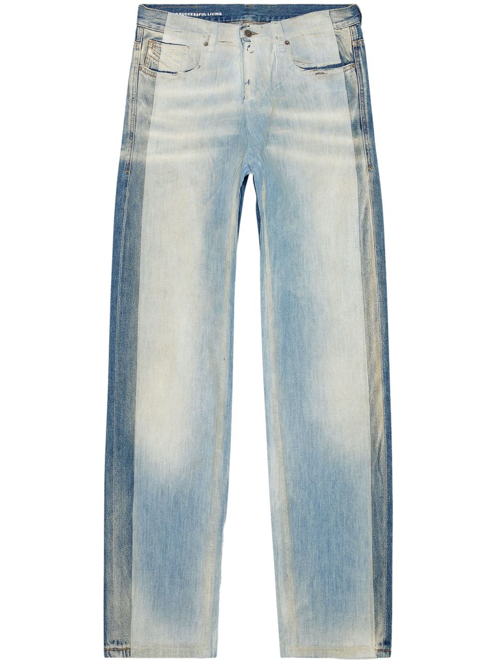 Diesel 2010 系列 D-Mac 09K22 直筒牛仔裤 - 蓝色