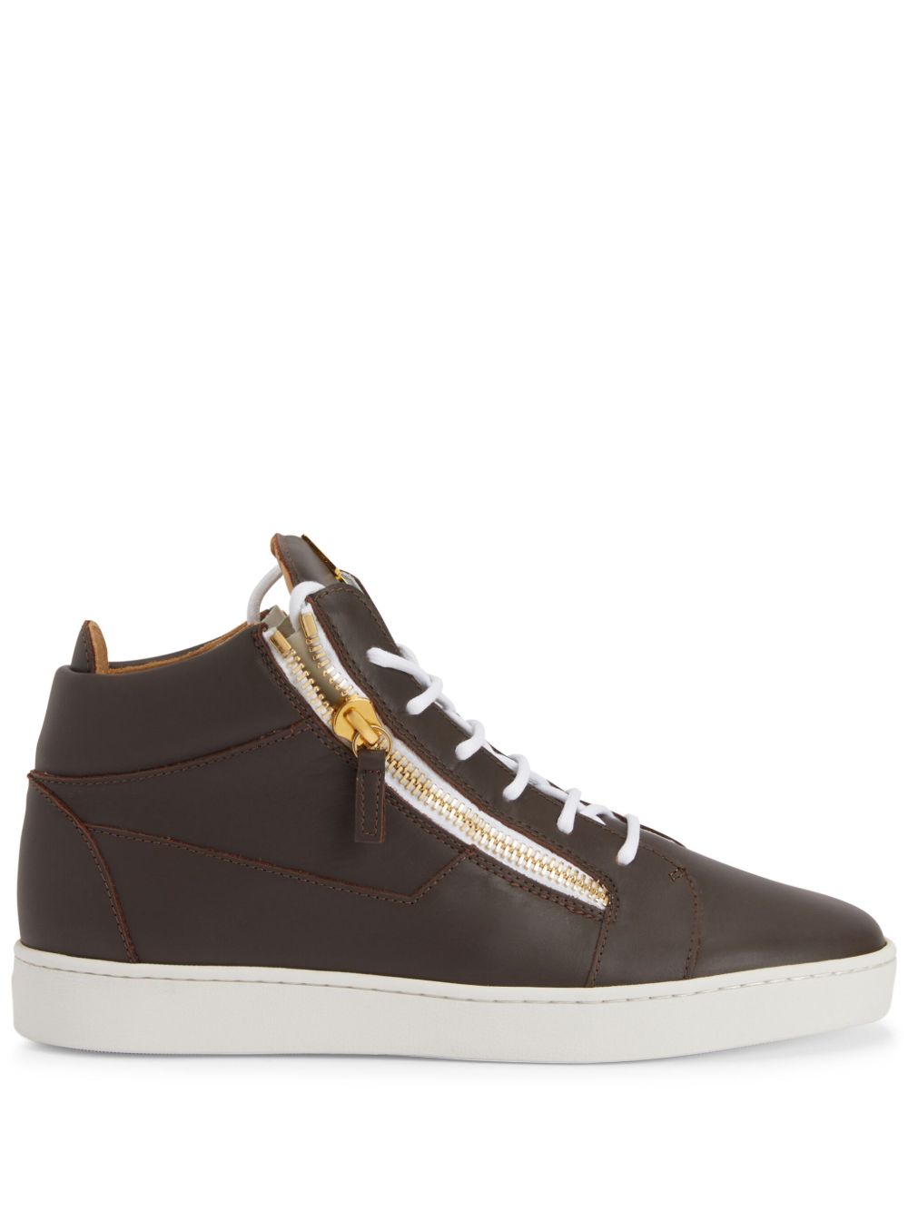 Giuseppe Zanotti Frankie logo标牌运动鞋 - 褐色