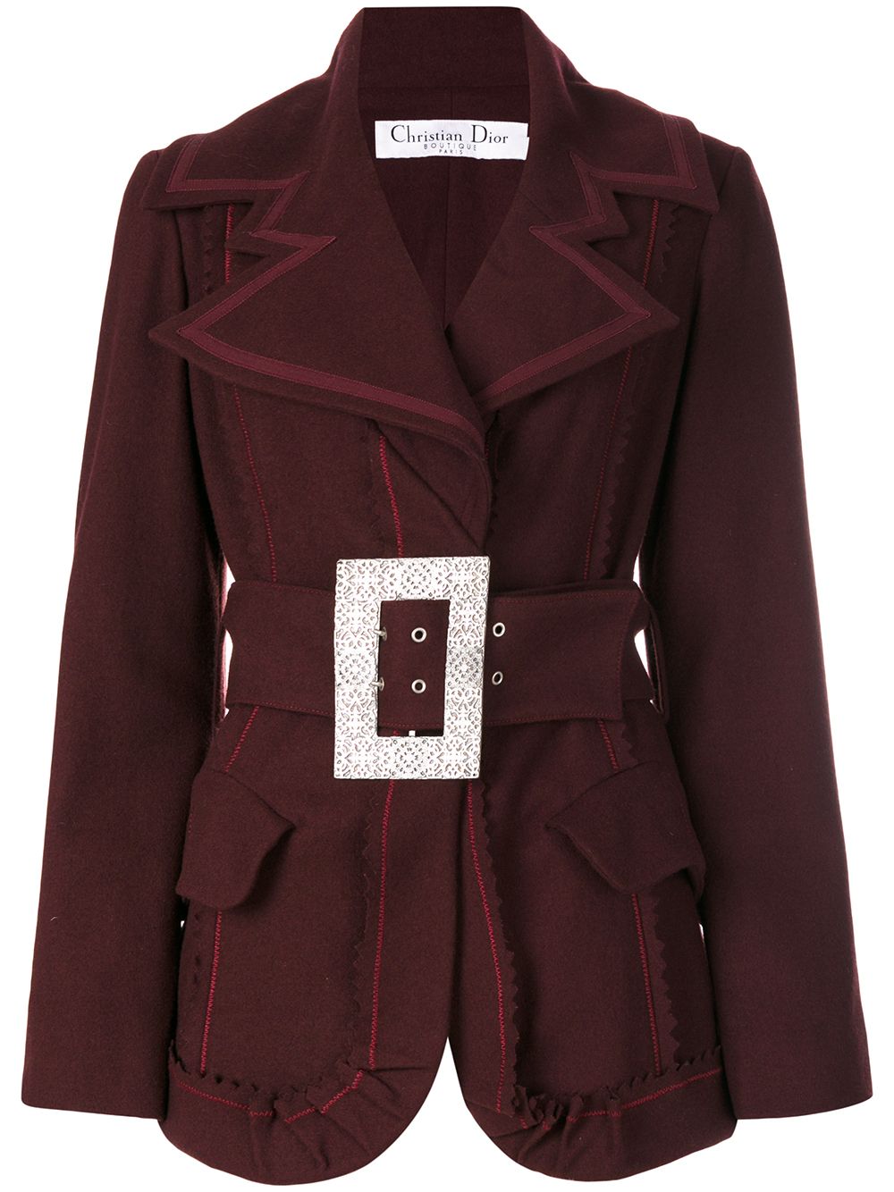 Christian Dior Pre-Owned 里外翻面接缝夹克（2006年典藏款） - 粉色