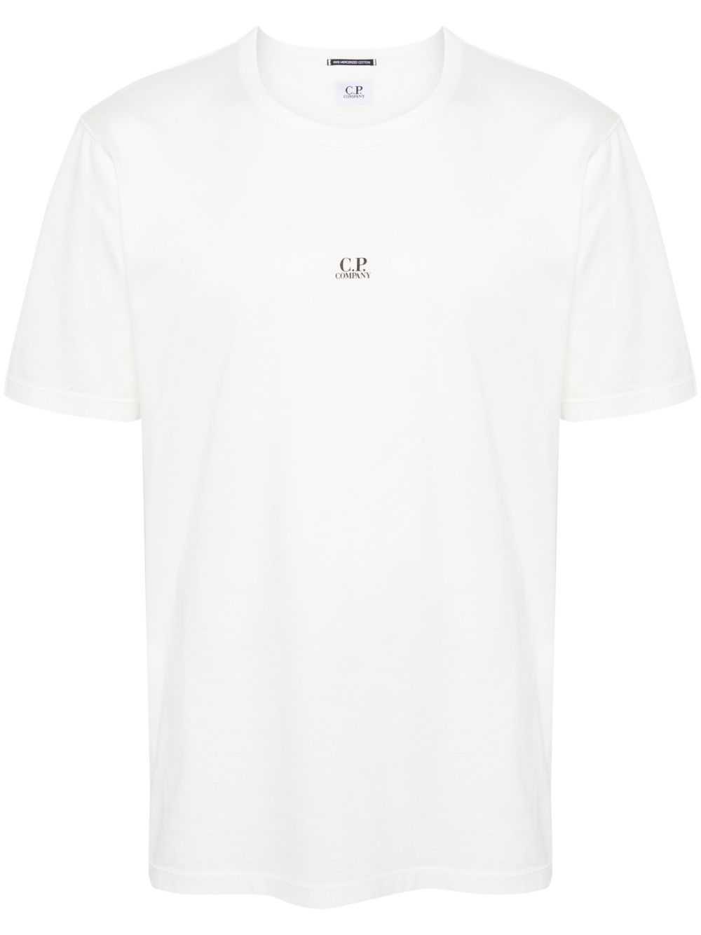 C.P. Company logo印花棉T恤 - 白色