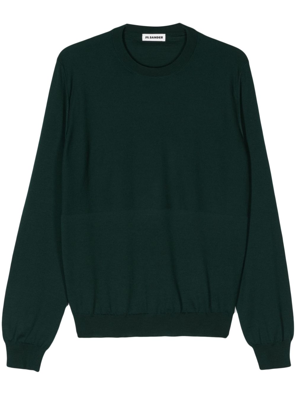 Jil Sander 圆领毛衣 - 绿色