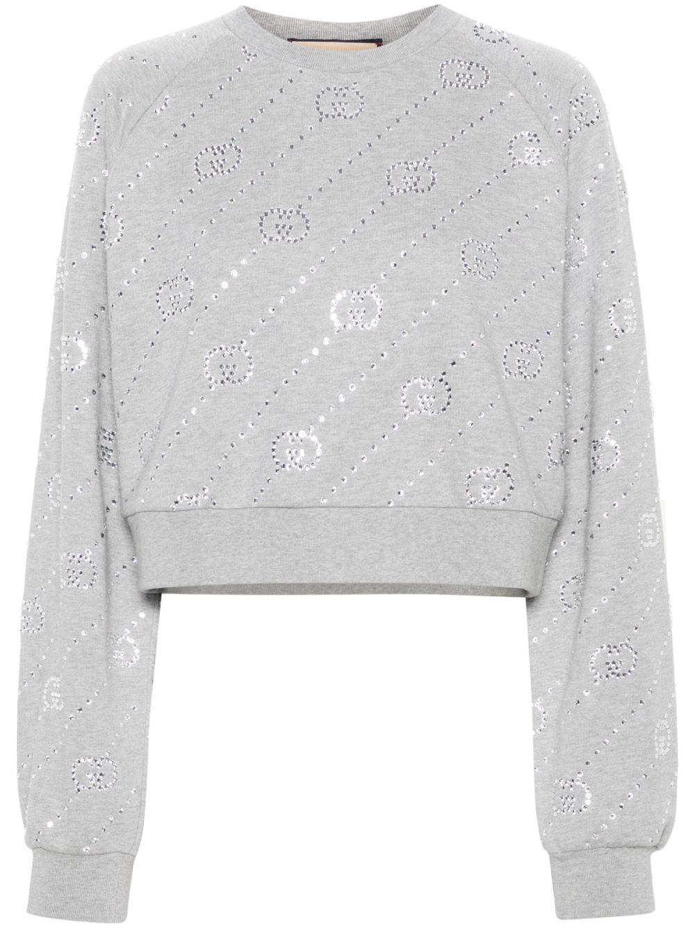 Gucci Interlocking G logo 卫衣 - 灰色