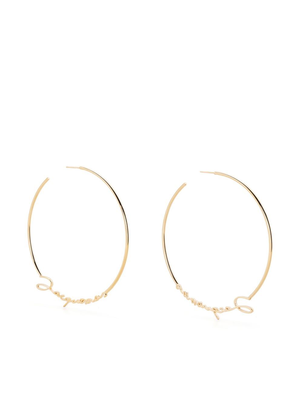 Jacquemus Les Creoles Jacquemus 圈形耳环 - 金色