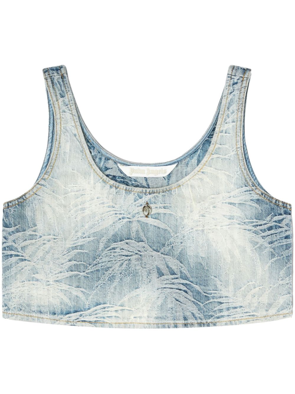 Palm Angels Palms 牛仔上衣 - 蓝色