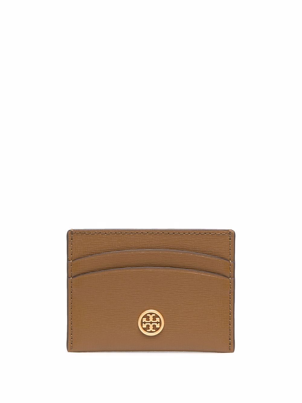 Tory Burch Kira logo标牌卡夹 - 褐色
