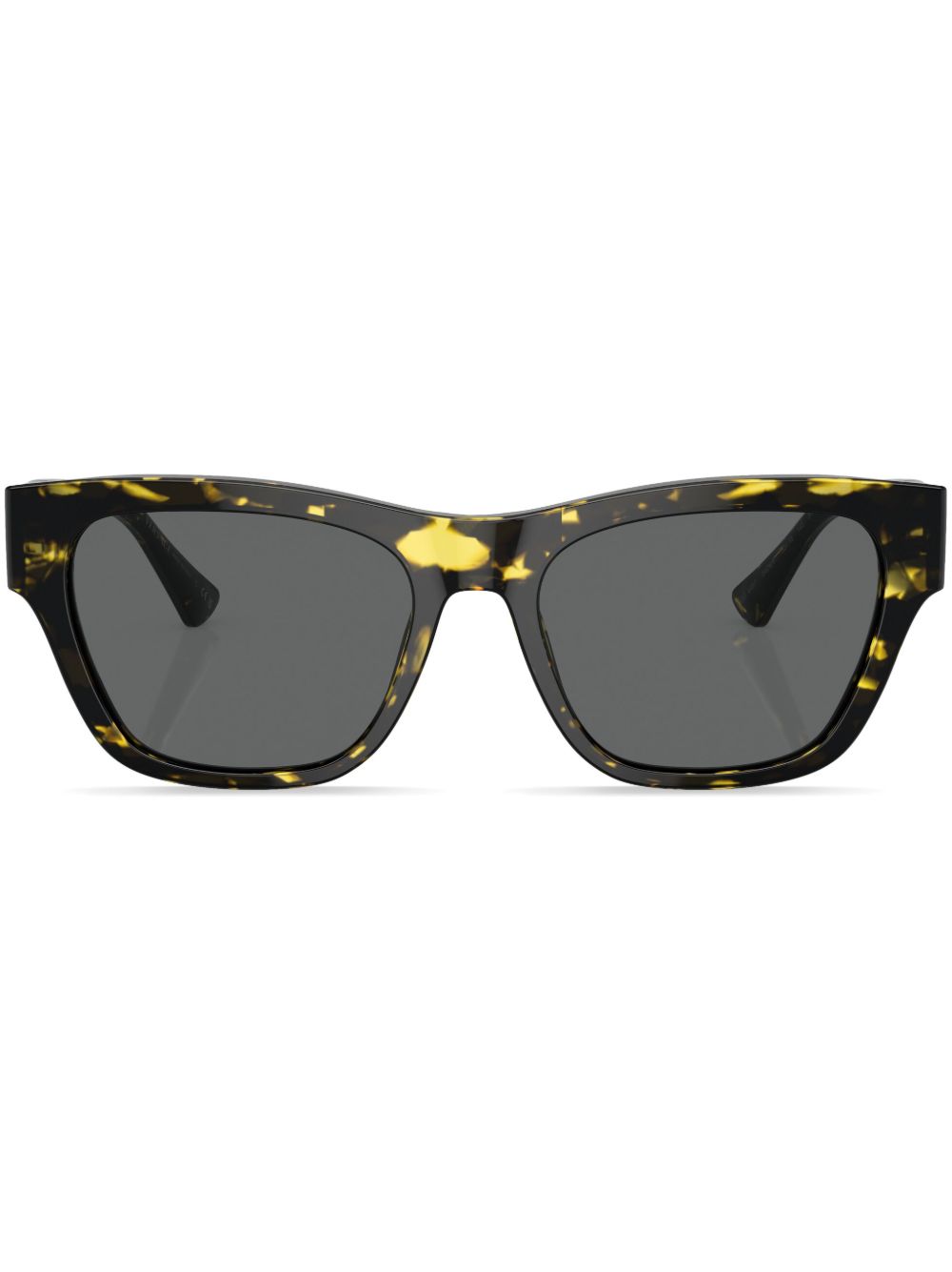 Versace Eyewear 长方形框太阳眼镜 - 绿色