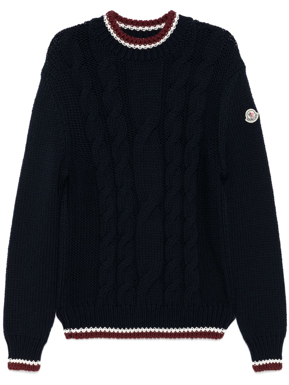 Moncler 初剪羊毛毛衣 - 蓝色