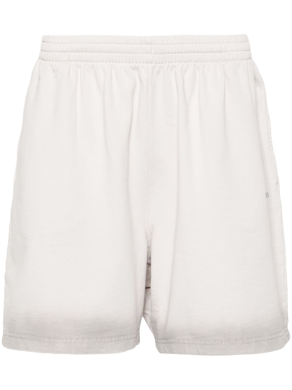 Balenciaga 反光logo棉运动短裤 - 中性色