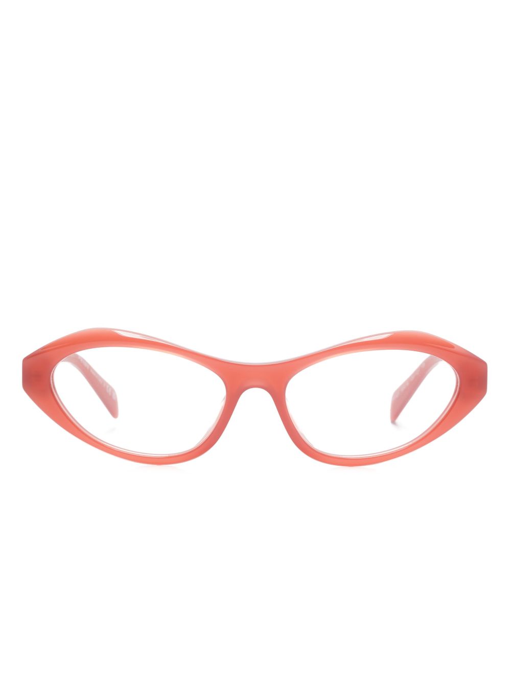 Prada Eyewear 猫眼框眼镜 - 粉色