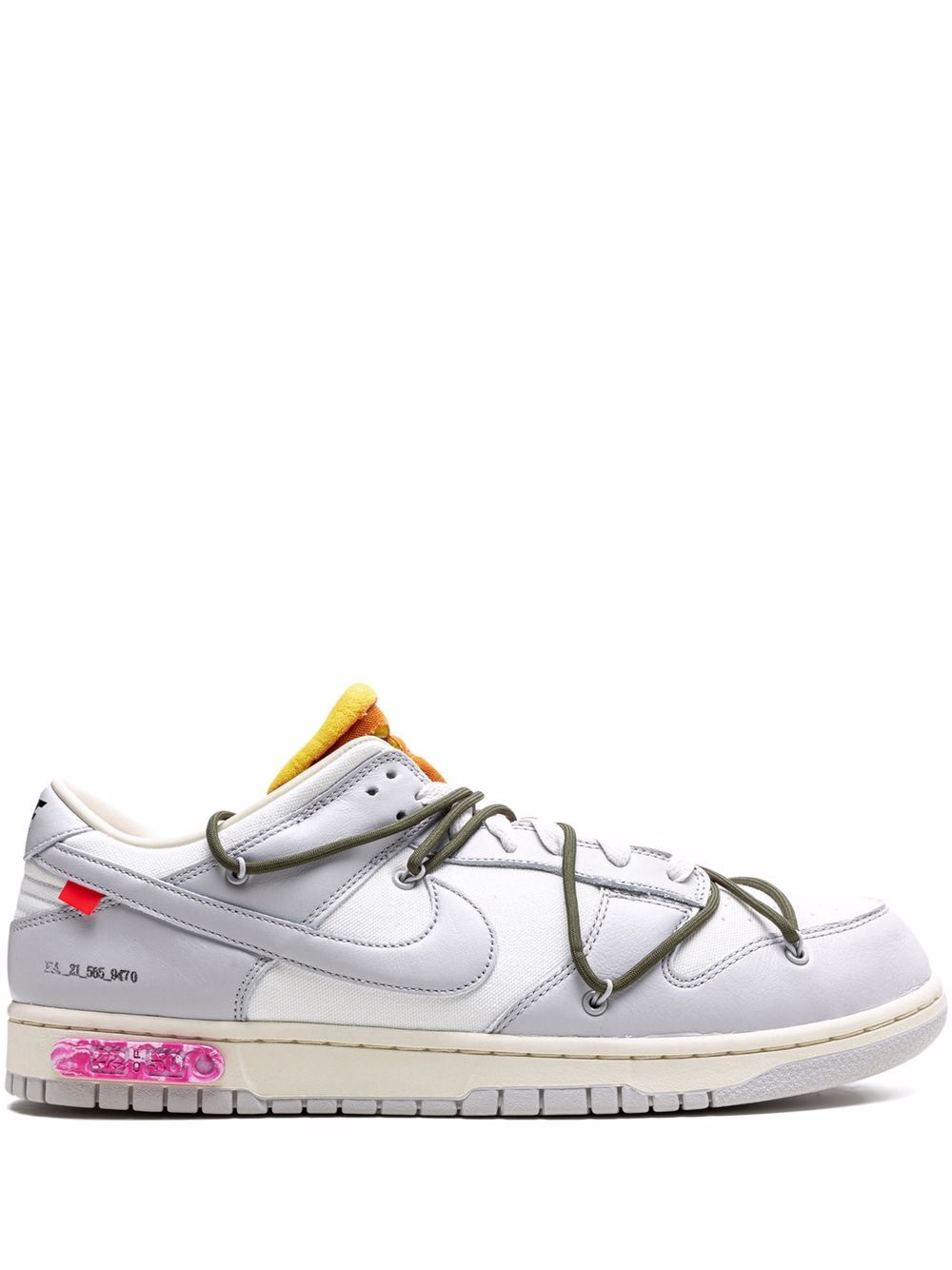 Nike X Off-White "x Off-White Dunk Low ""Lot 22"" 板鞋" - 灰色