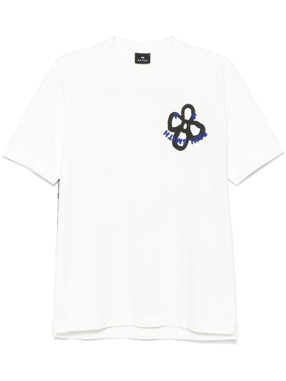 PS Paul Smith Happy Flower T恤 - 白色
