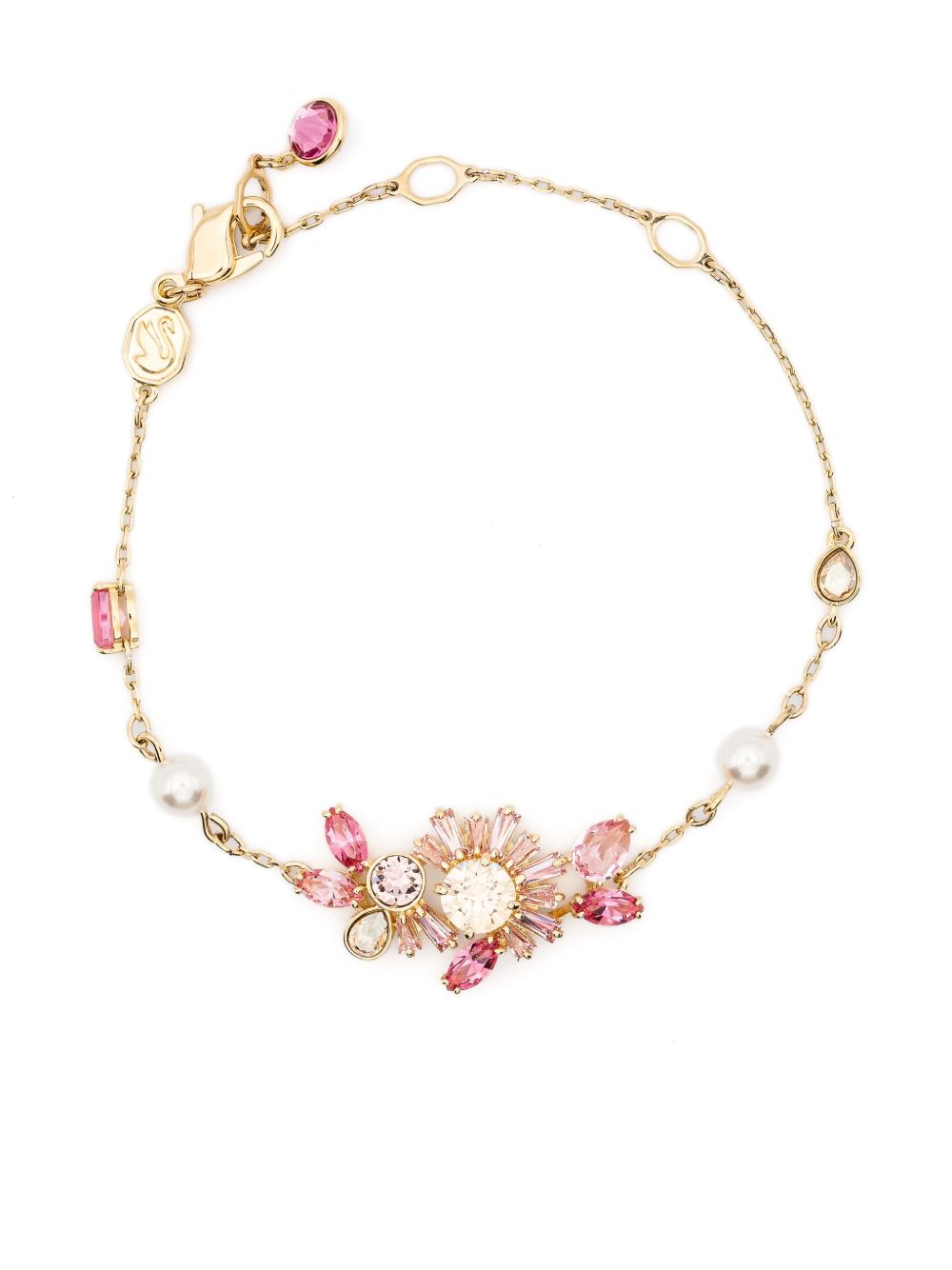 Swarovski Gema 晶饰手链 - 金色