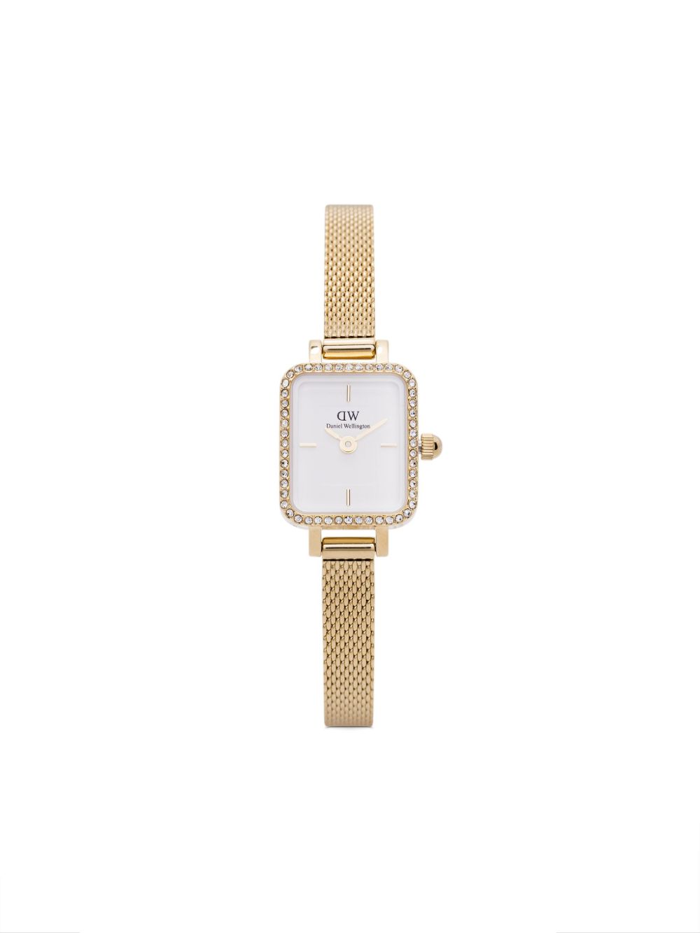 Daniel Wellington Quadro Mini Lumine 14毫米腕表 - 金色