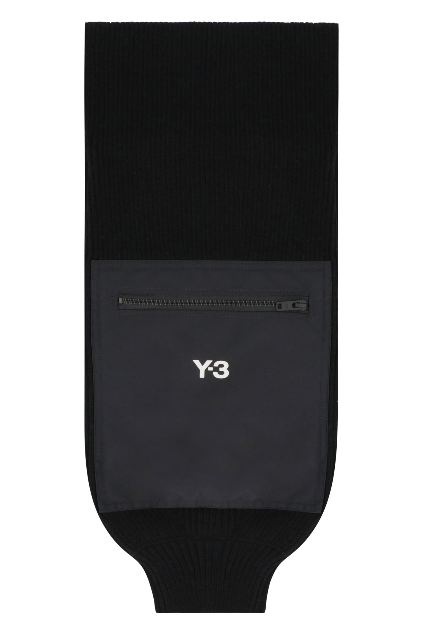 Y-3 Knitted Wool Scarf