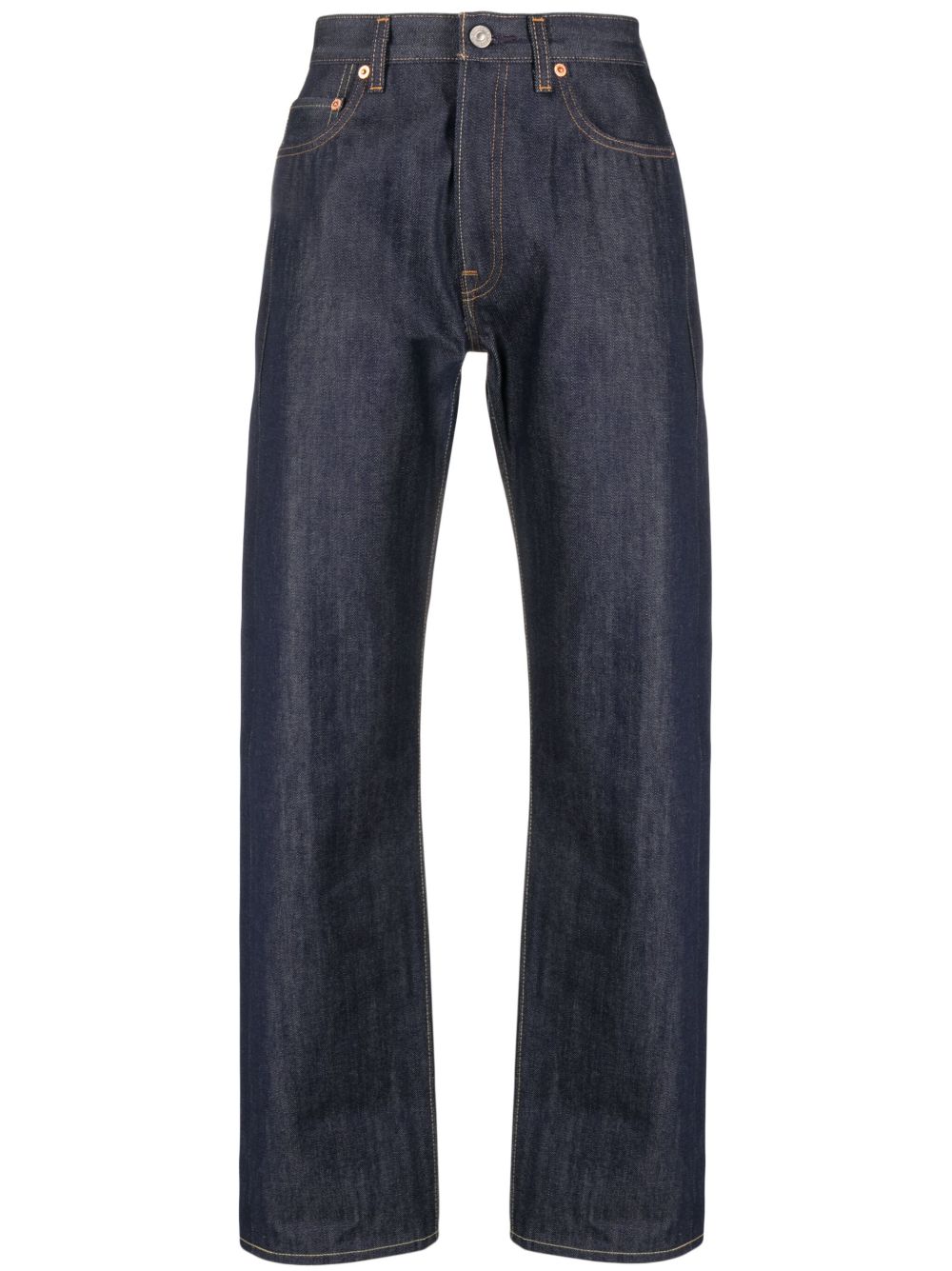Levi's 高腰阔腿牛仔裤 - 蓝色