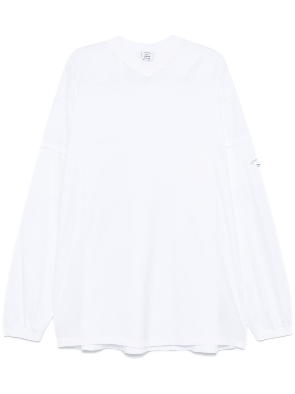 VETEMENTS 里外反穿效果T恤 - 白色