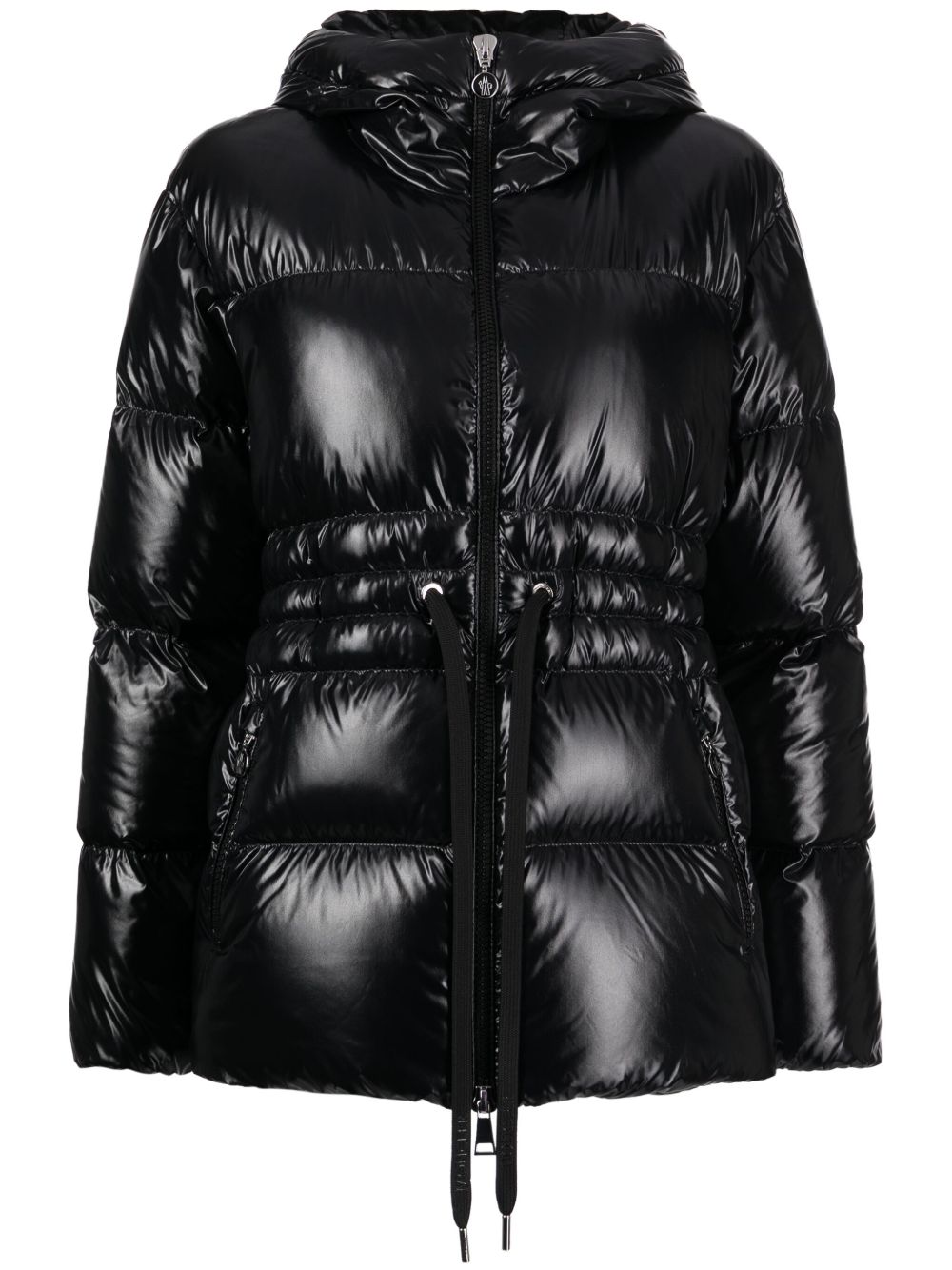 Moncler Taleve 抽绳蓬松夹克 - 黑色