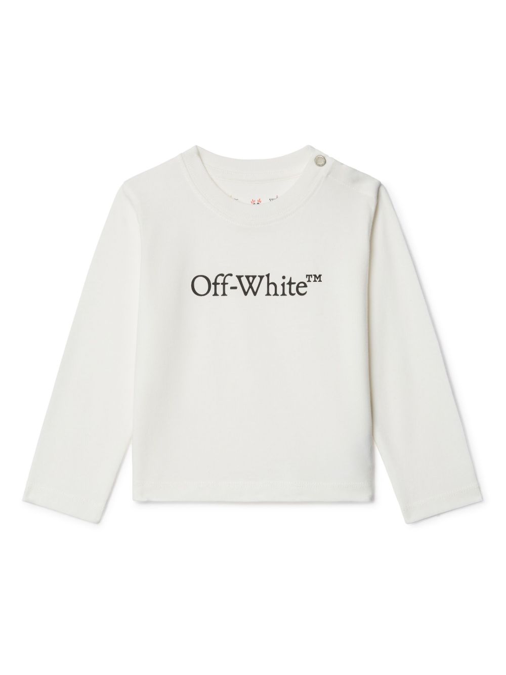Off-White Kids Bookish 长袖T恤 - 白色