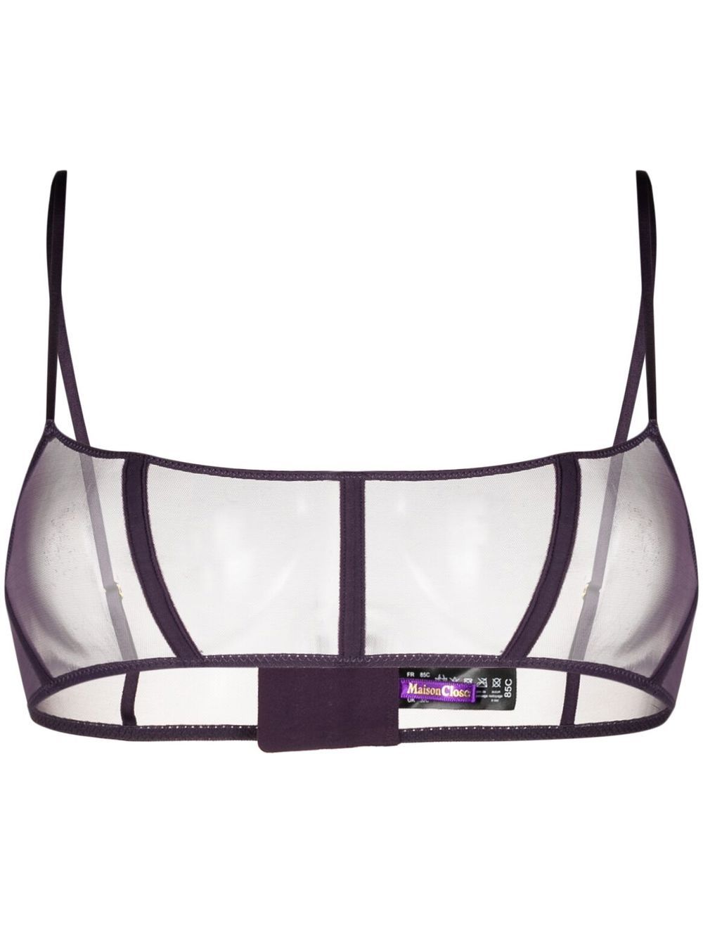 Maison Close L'Amoureuse Soutien Gorge 紧身胸衣式文胸 - 紫色