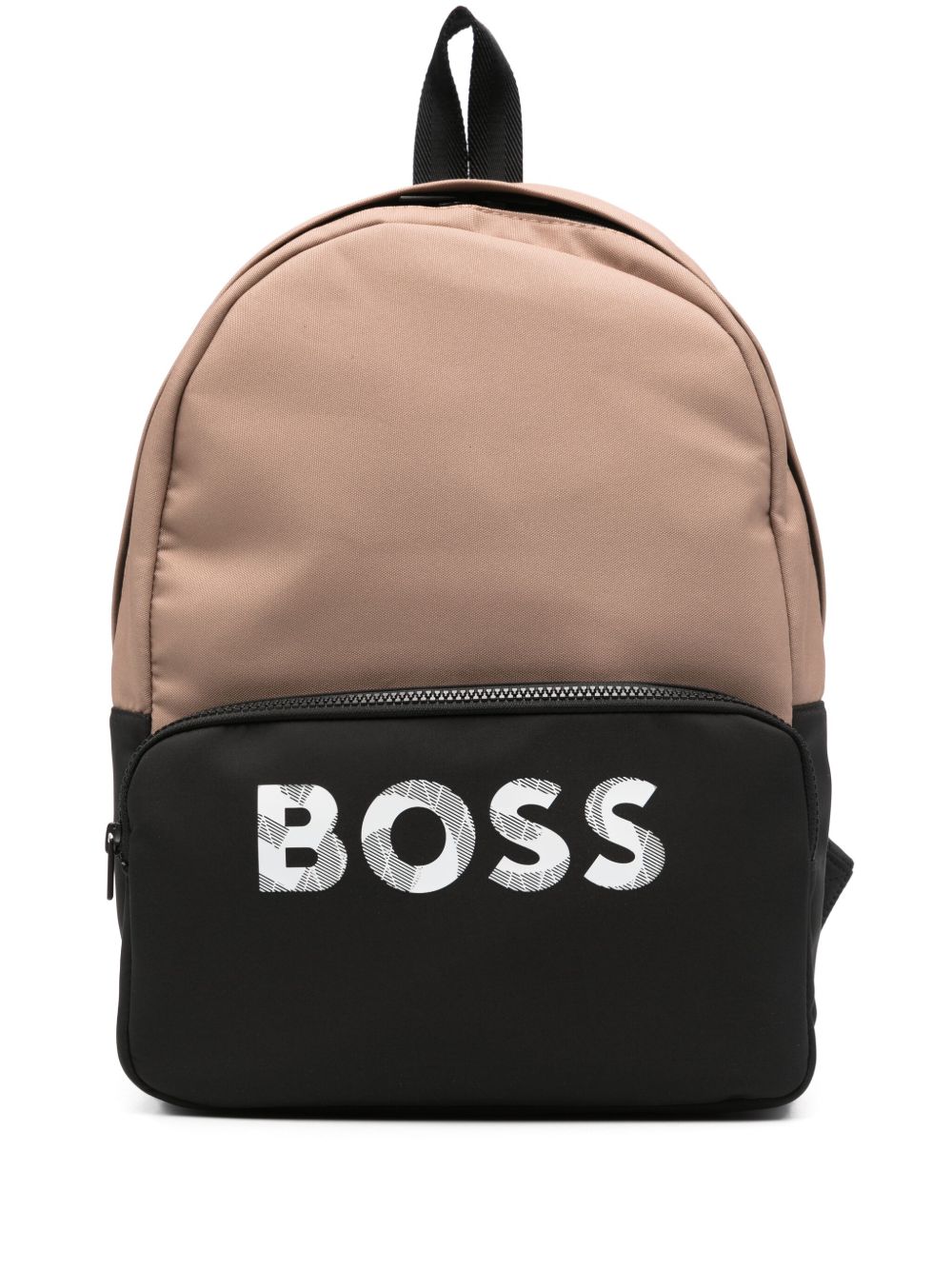 BOSS Kidswear logo印花帆布双肩包 - 中性色