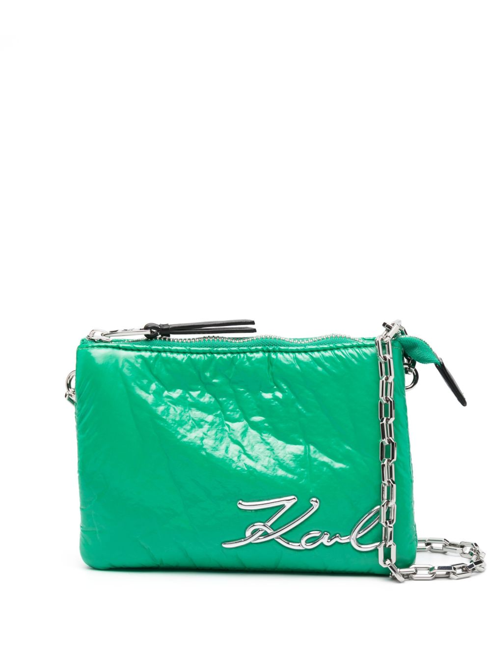 Karl Lagerfeld K/Signature 迷你包 - 绿色