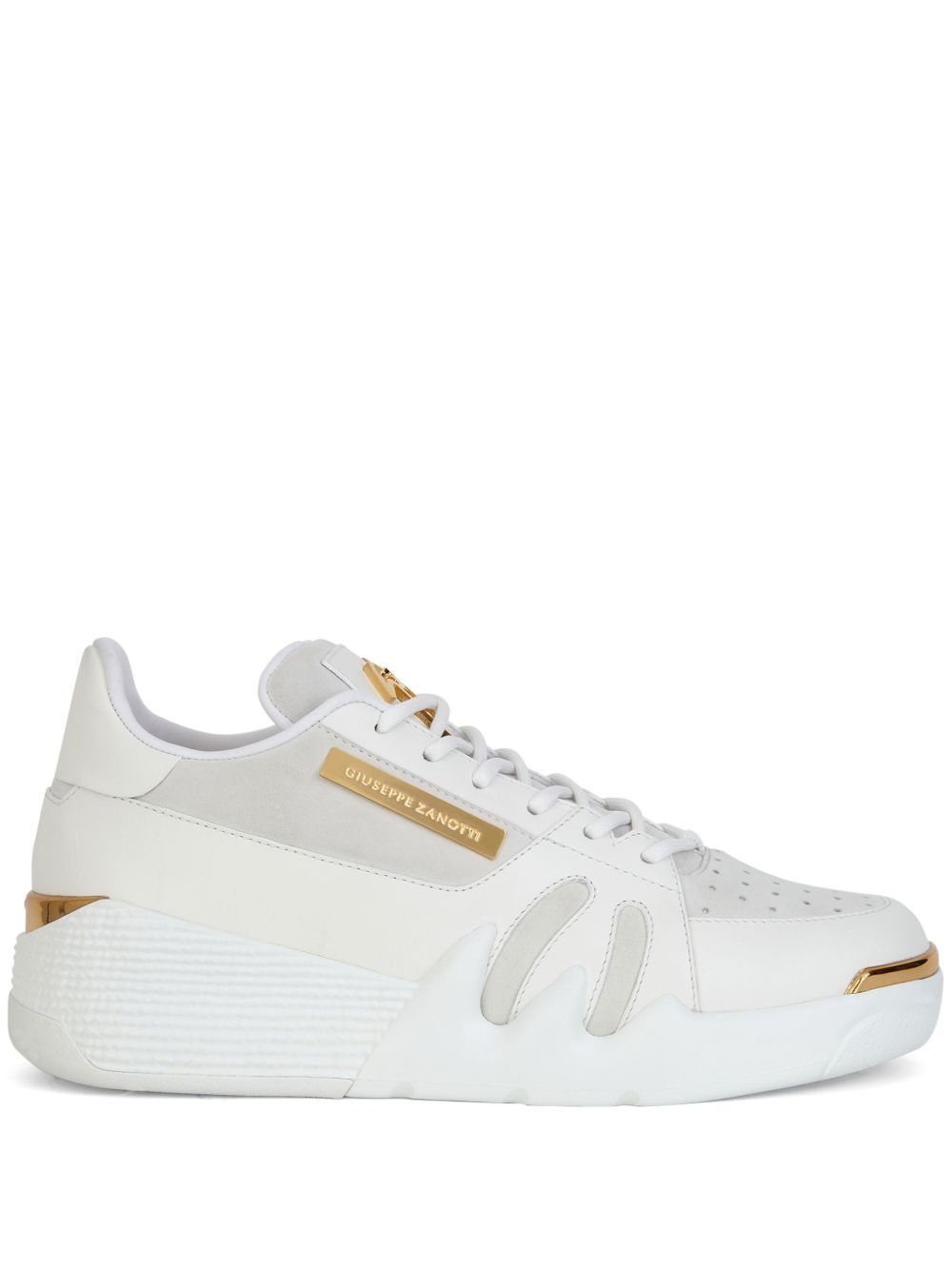 Giuseppe Zanotti Talon 皮质板鞋 - 白色