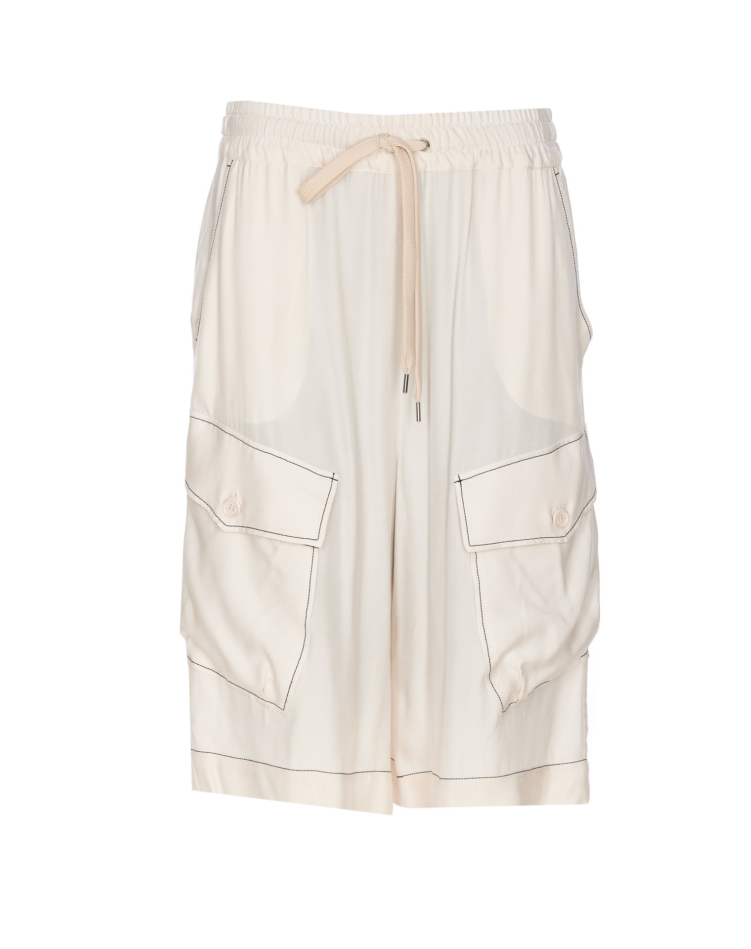 Pinko Cargo Twill Bermuda Shorts