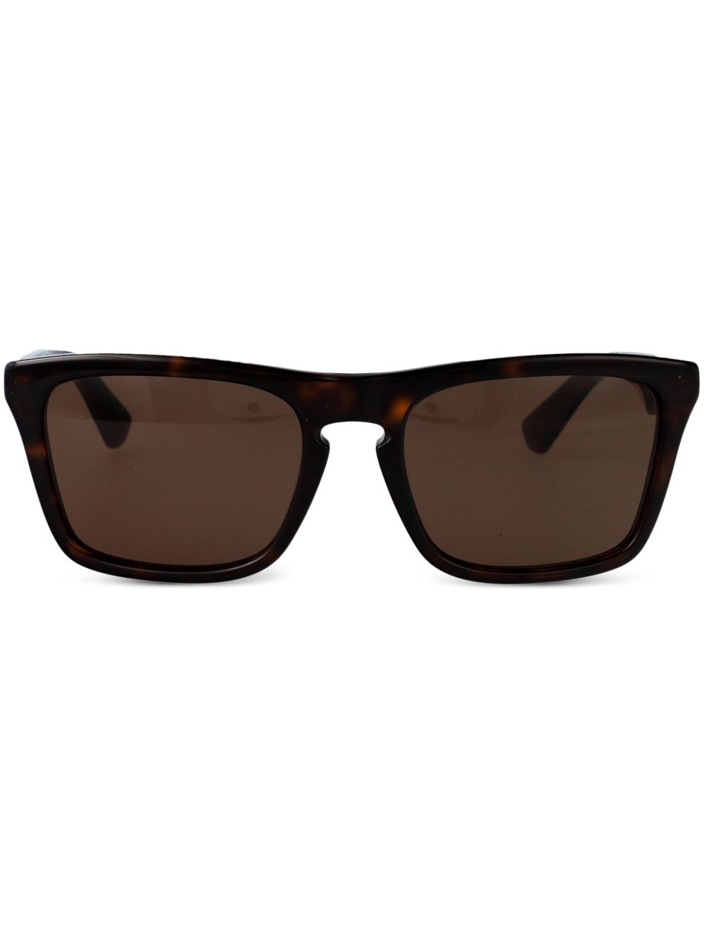 Burberry Eyewear 方框太阳眼镜 - 褐色