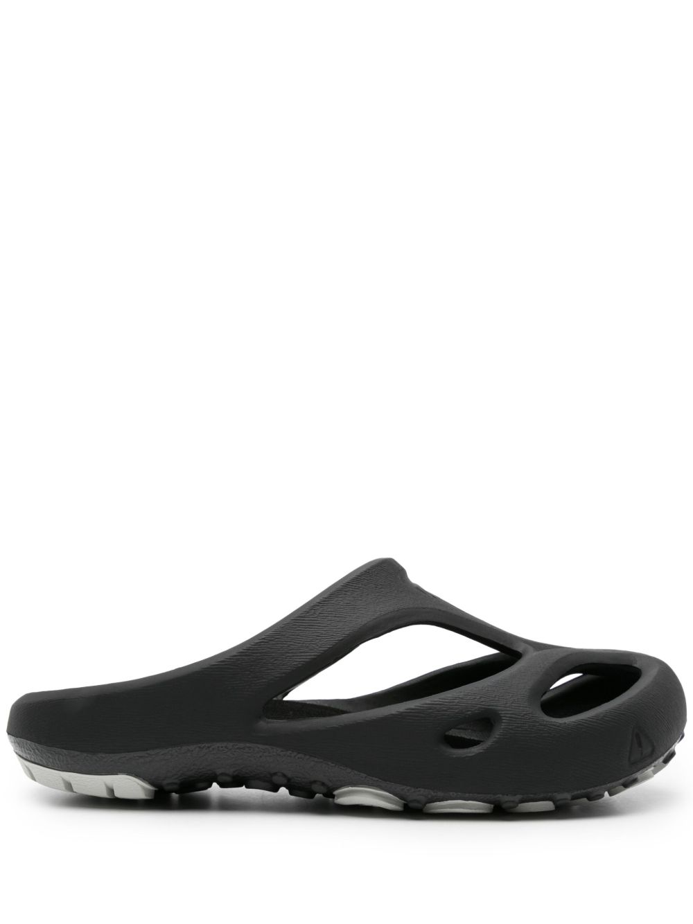 KEEN FOOTWEAR Shanti logo压纹拖鞋 - 黑色
