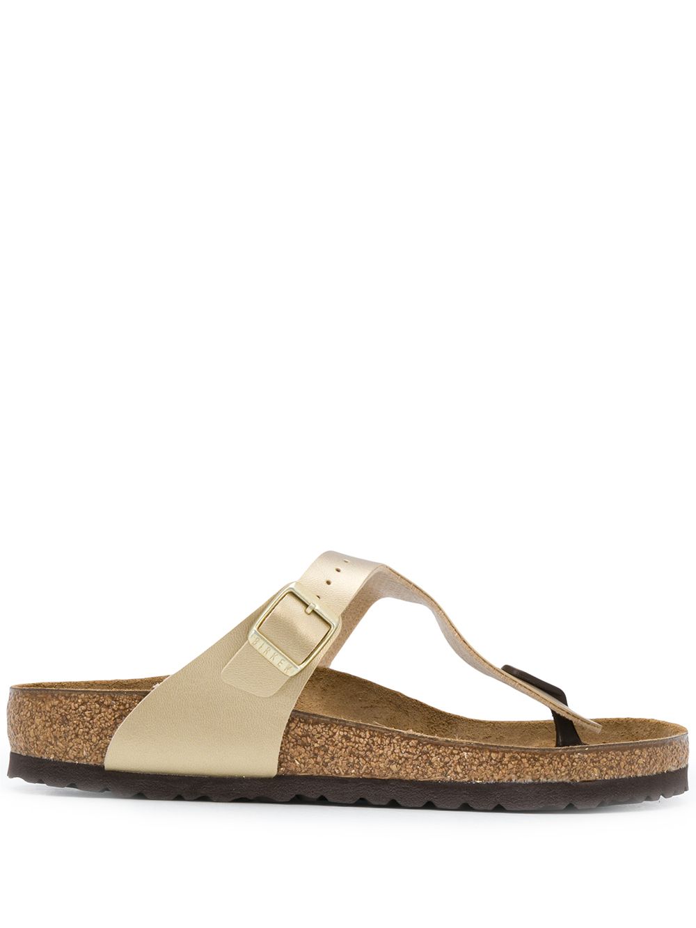 Birkenstock Birko-Flor T字带凉鞋 - 褐色