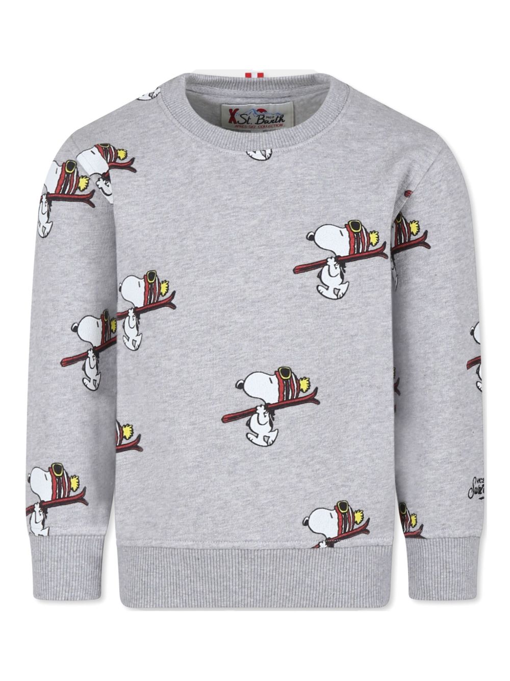 MC2 Saint Barth Kids x Peanuts 印花卫衣 - 灰色