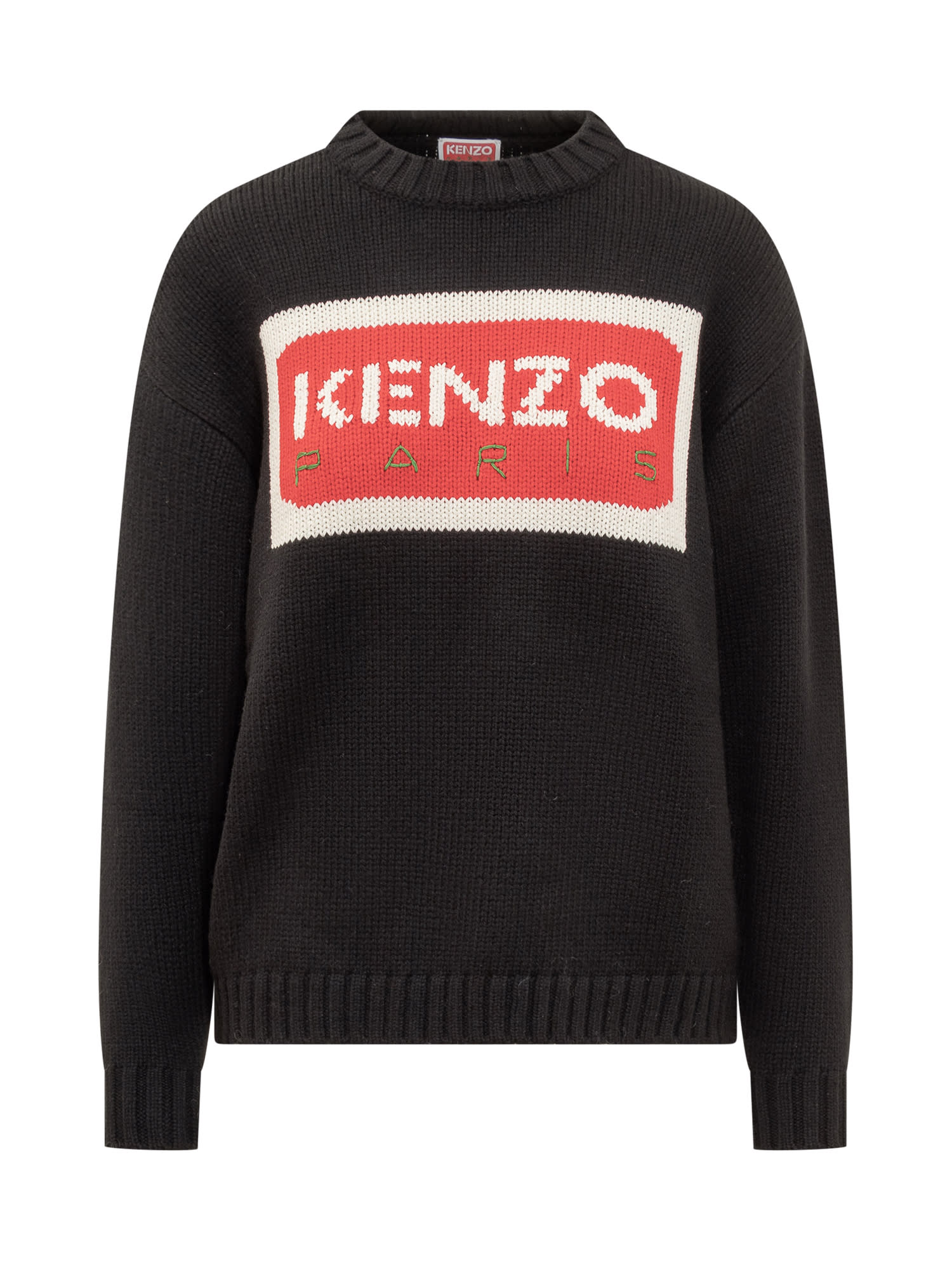 Kenzo 标志羊毛混纺毛衣