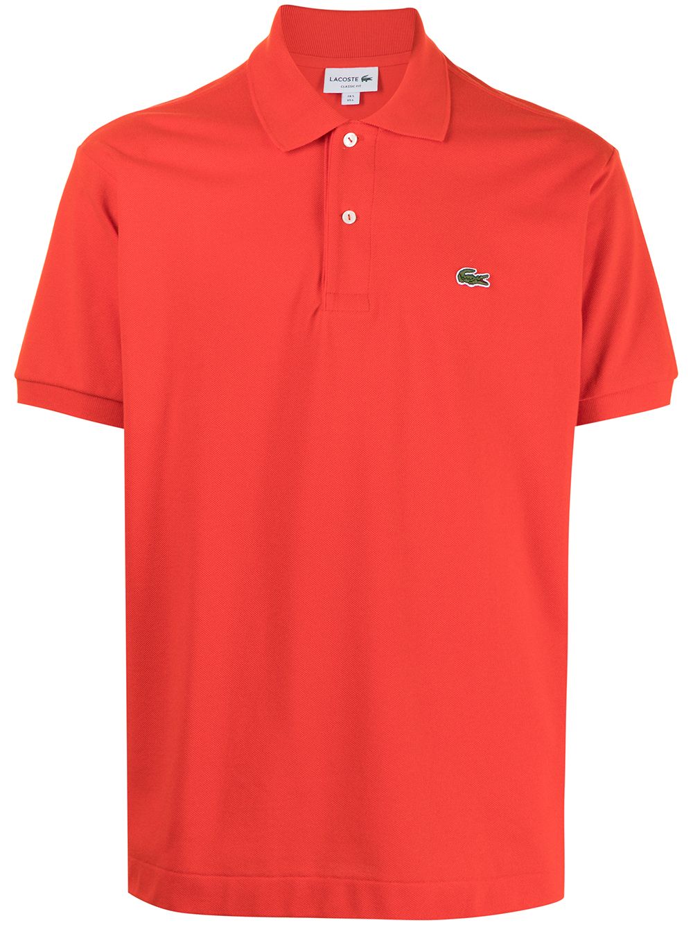 Lacoste Classic logo贴花polo衫 - 红色