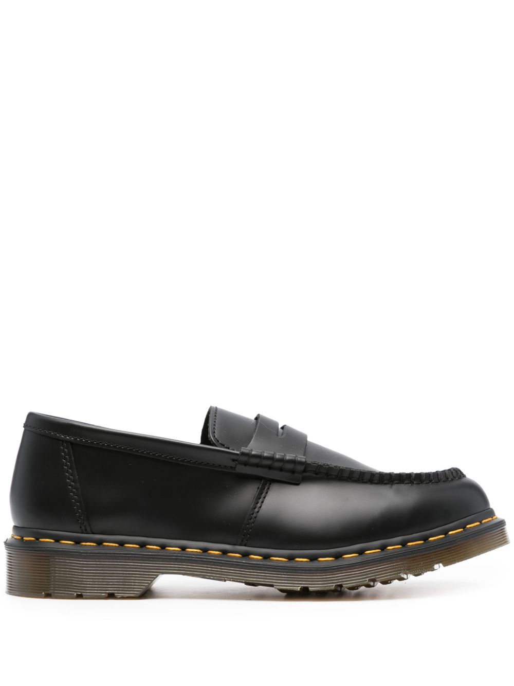 Dr. Martens Penton 皮质乐福鞋 - 黑色