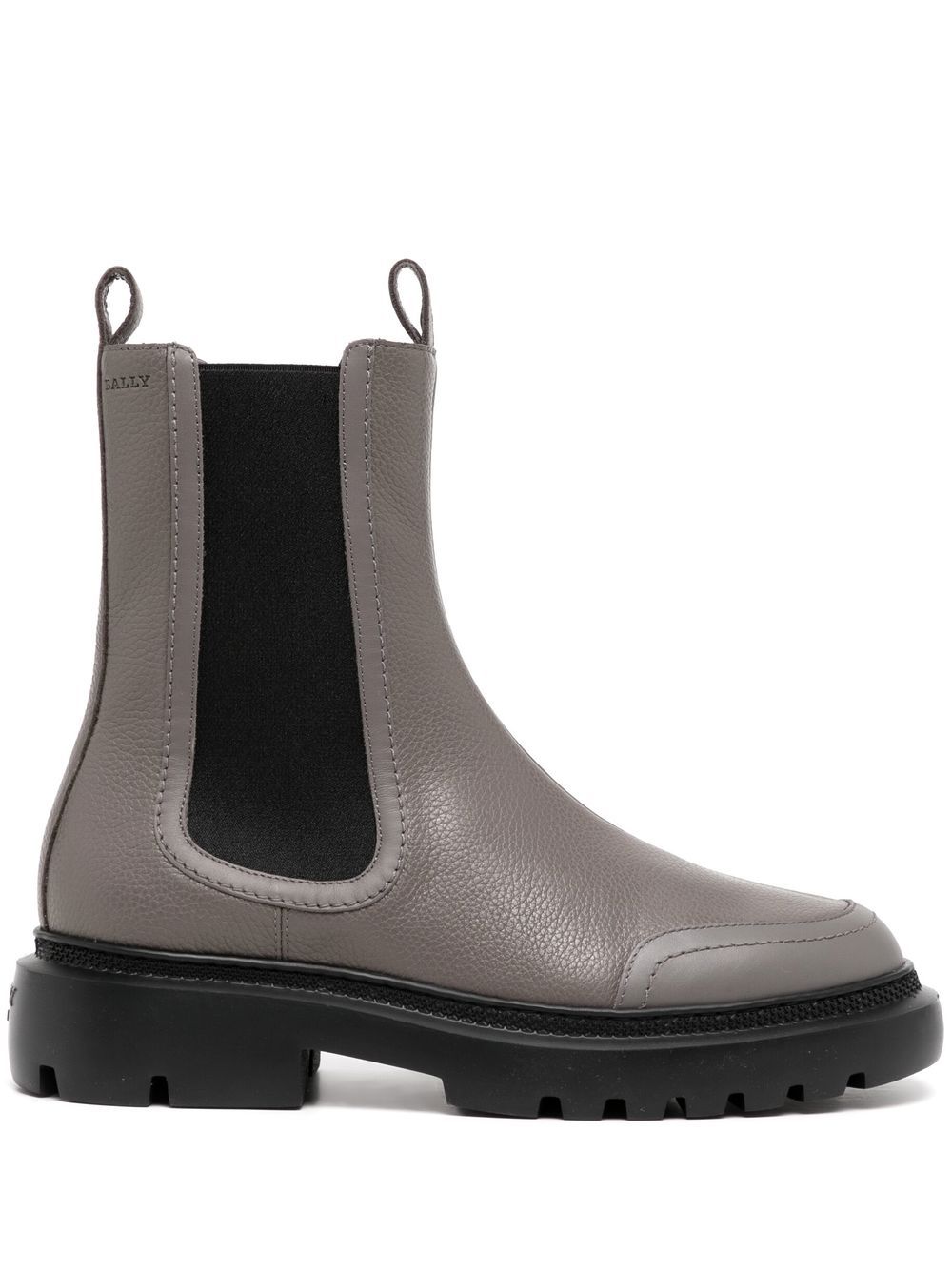 Bally Ginny Chelsea 皮质及踝靴 - 灰色