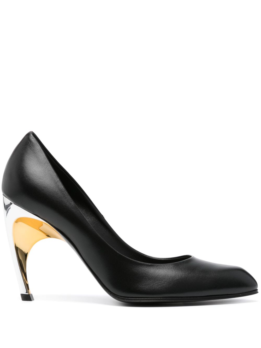 Alexander McQueen Armadillo 高跟鞋（9.5厘米） - 黑色