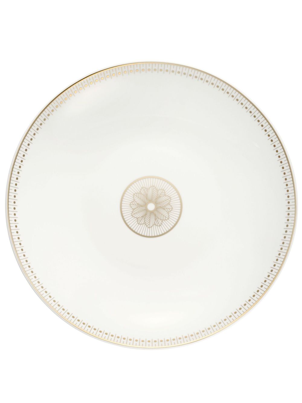Christofle Malmaison Impériale 无盖蔬菜餐盘 - 白色