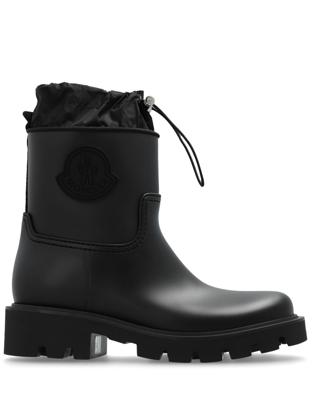 Moncler 凹凸鞋底套穿式及踝靴 - 黑色
