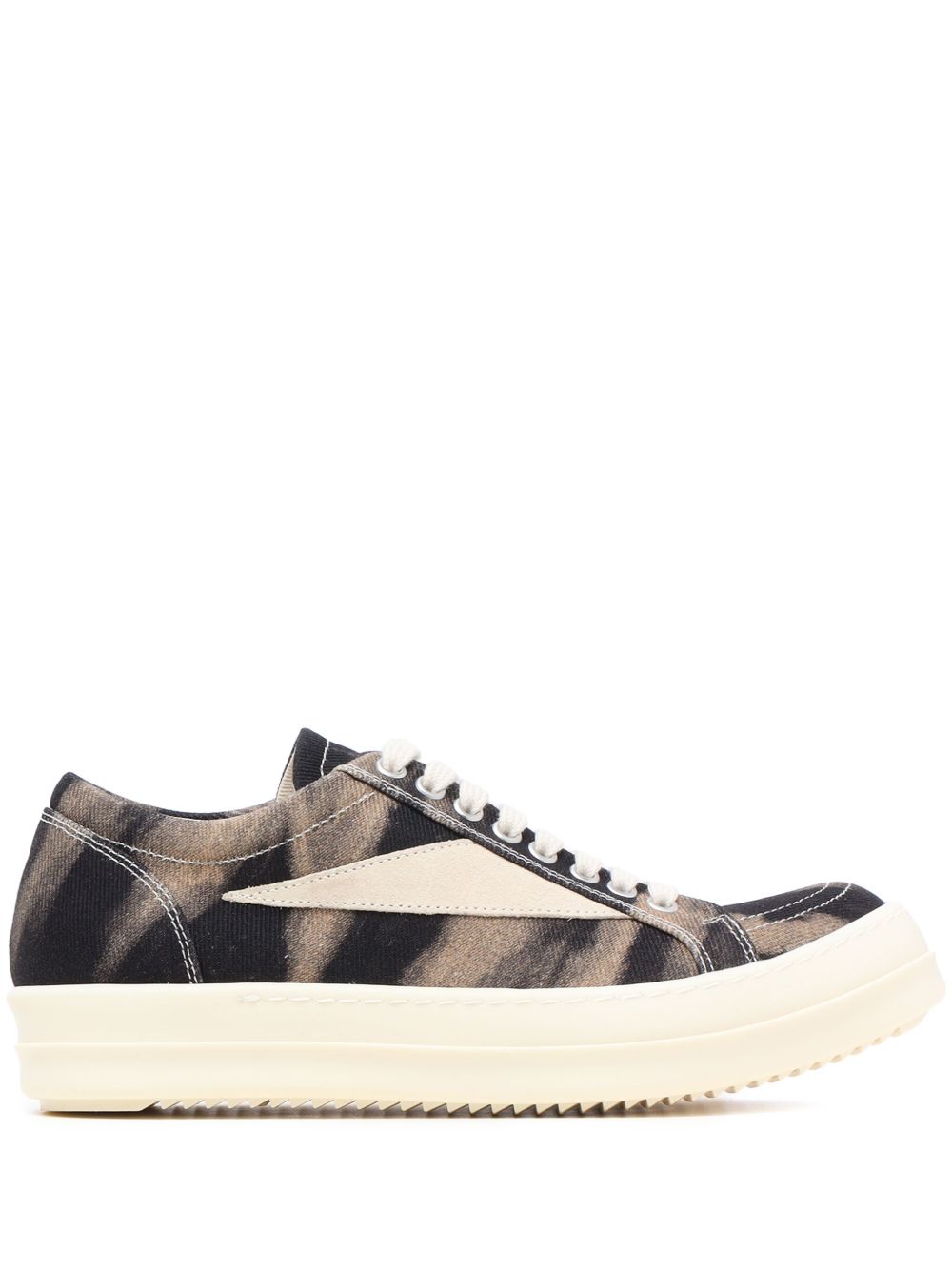 Rick Owens DRKSHDW 牛仔运动鞋 - 黑色