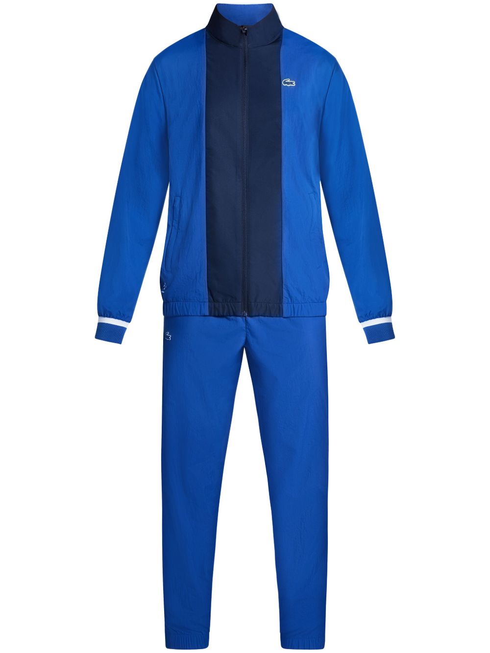 Lacoste x Daniil Medevelov 条纹边饰运动套装 - 蓝色