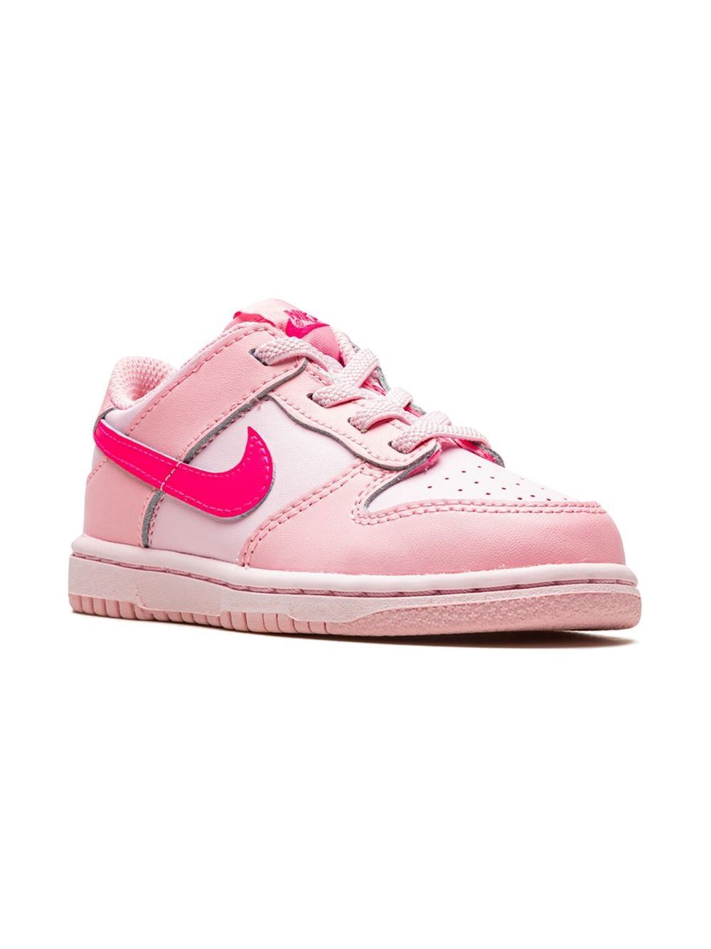 Nike Kids Dunk Low Triple Pink 运动鞋 - 粉色