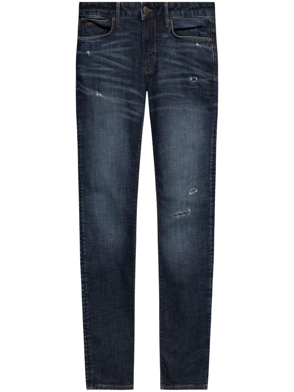 Emporio Armani J06 修身牛仔裤 - 蓝色