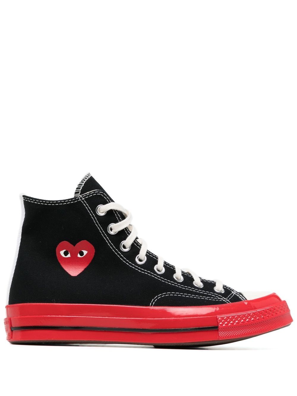 Comme Des Garçons Play x Converse Chuck 70 高帮运动鞋 - 黑色