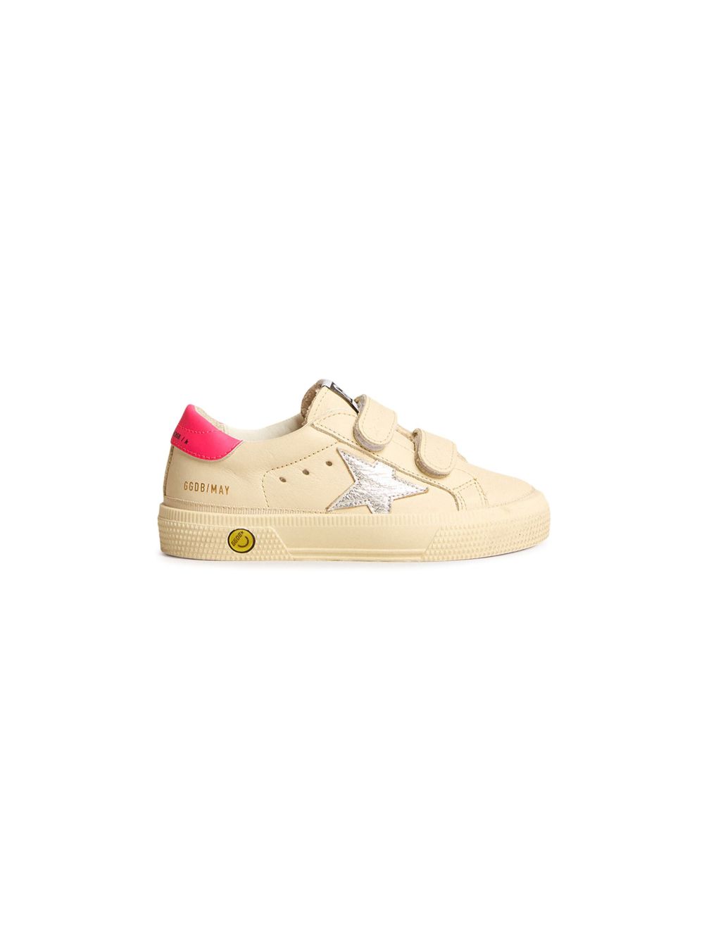 Golden Goose Kids 魔术贴皮质运动鞋 - 中性色