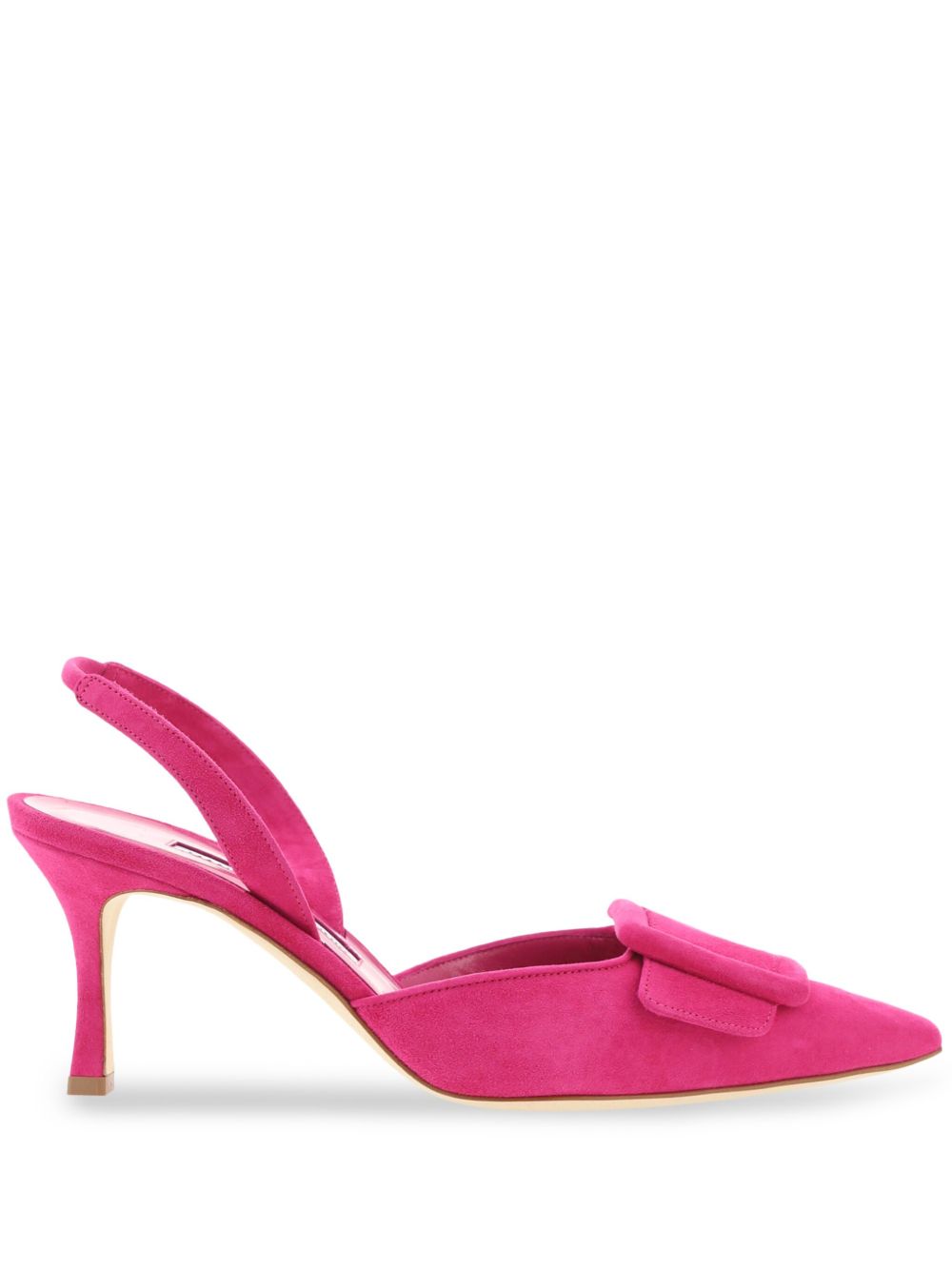 Manolo Blahnik Maysli 中跟鞋（7厘米） - 粉色