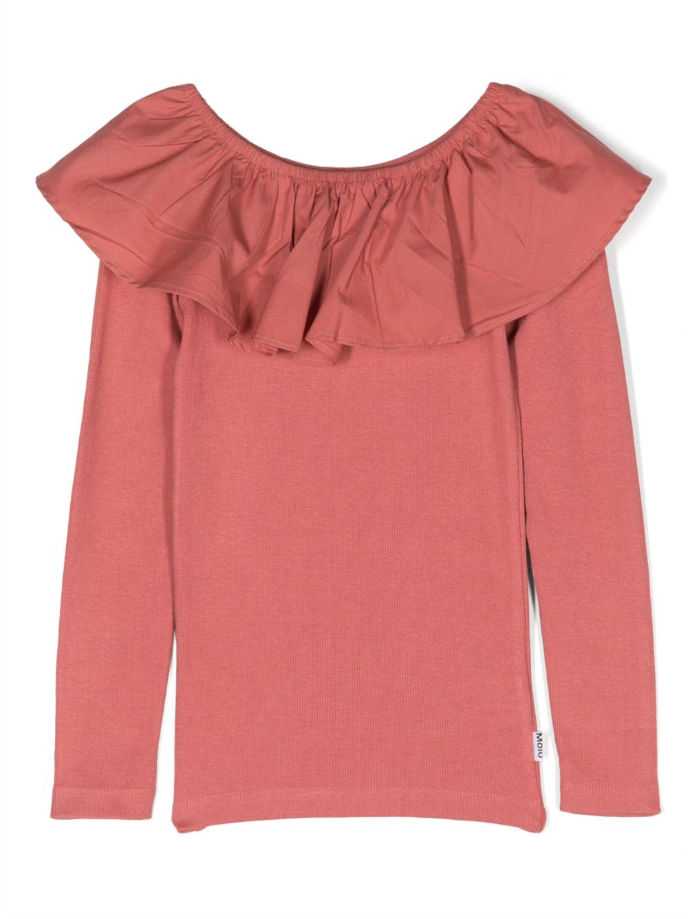 Molo Renate ruffle-collar sweatshirt - 粉色