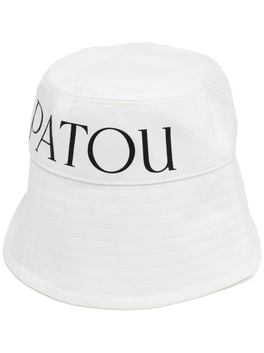 Patou logo印花渔夫帽 - 白色