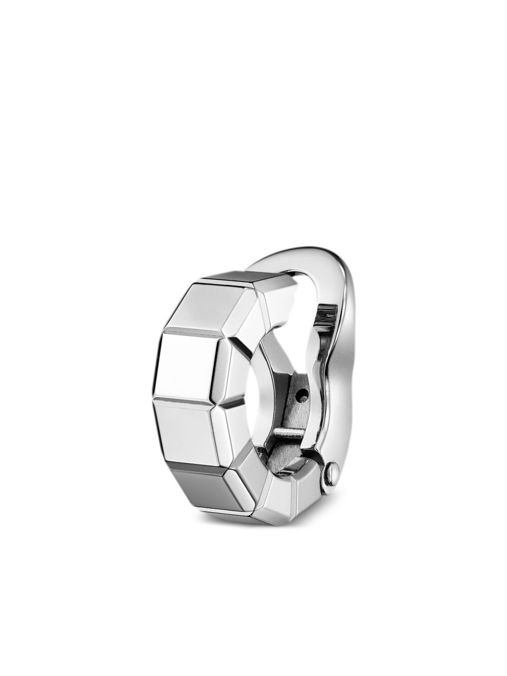 Chopard 18K白金 Ice Cube 耳环 - 白色