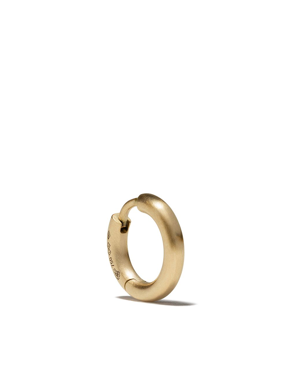Le Gramme 18K 磨砂黄金 17/10G Bangle 耳环 - 金色